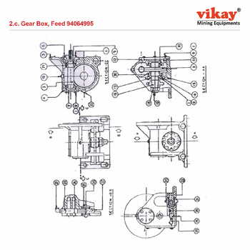 Gear Box - Feed 94064995 LM 100 Parts