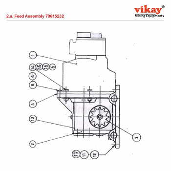 Feed Assembly 70615232 LM 100 Parts