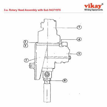 Rotary Head Assembly 94371978 LM 100 Parts