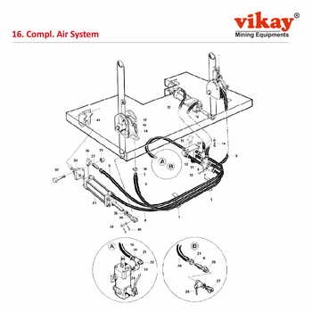 Compl. Air System 0187077000 Alimak Parts