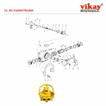 Air Control Bucket Atlas Copco Cavo 310 Parts