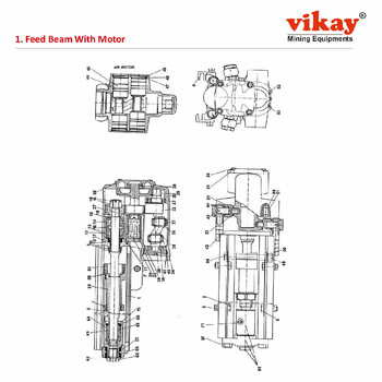 Feed Beam With Motor Simba Junior Parts