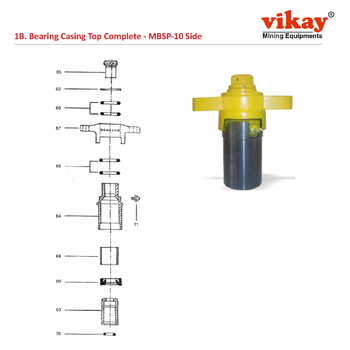 Bearing Casing Top Complete Simba Junior Parts